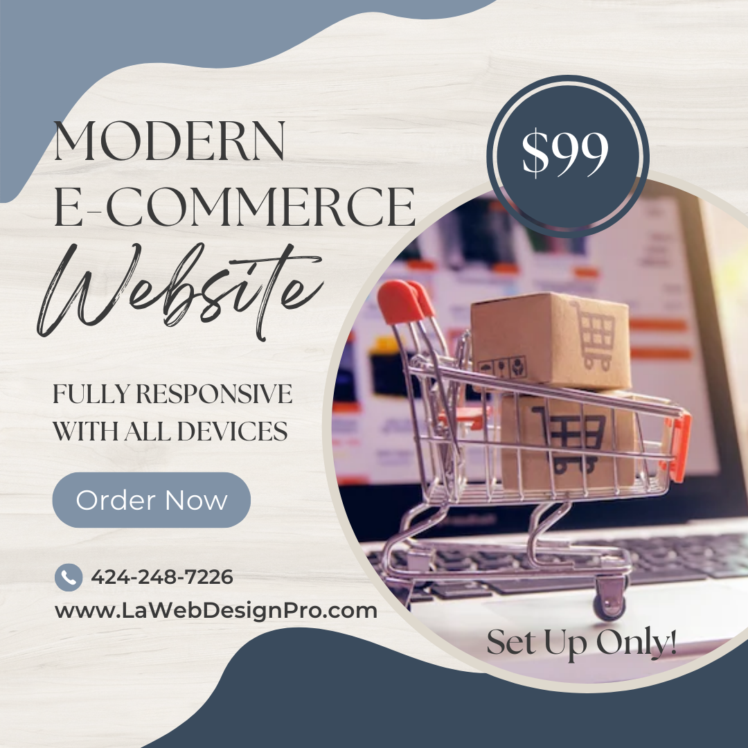 eCommerce Store Set Up 99 Only